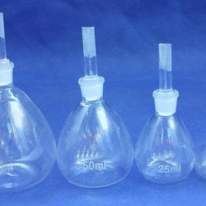 glass pycnometers (density bottles)